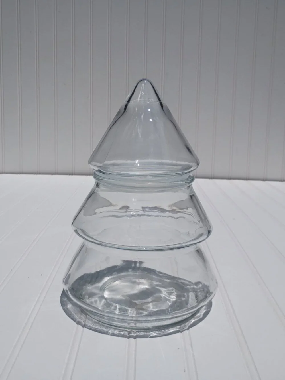 Vintage Anchor Hocking Christmas Tree Shaped 9.5